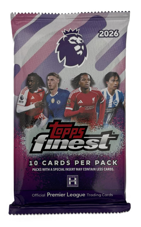 2025/26 Topps Finest Premier League EPL Soccer Hobby
