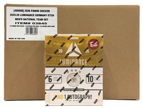 2026 Panini Luminance Germany Soccer Hobby