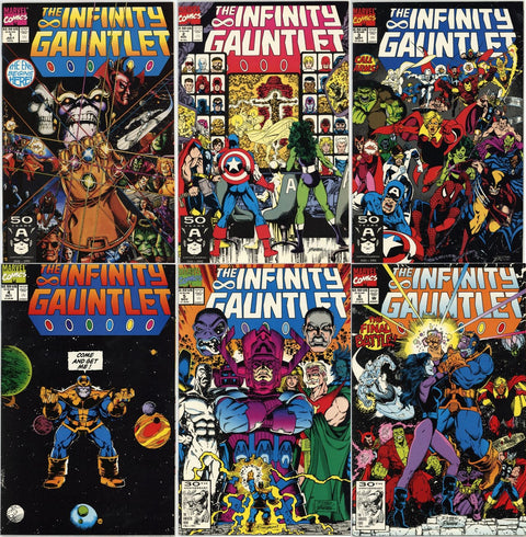 Infinity Gauntlet #1-6 Complete Set NM