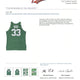 Larry Bird #33 Autographed 1992/93 Boston Celtics Game-Issued NBA Road Jersey