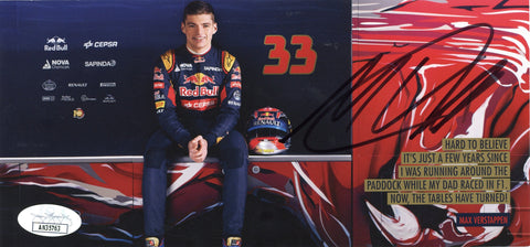 Max Verstappen Signed Scuderia Toro Rosso Rookie Photo JSA AN35763
