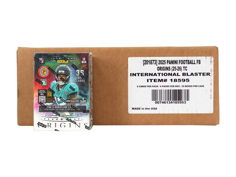 2025 Panini Origins Football International 6-Pack Blaster