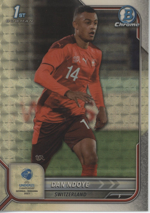 2022 Topps Bowman Chrome UEFA under 21 Dan Ndoye 1/1