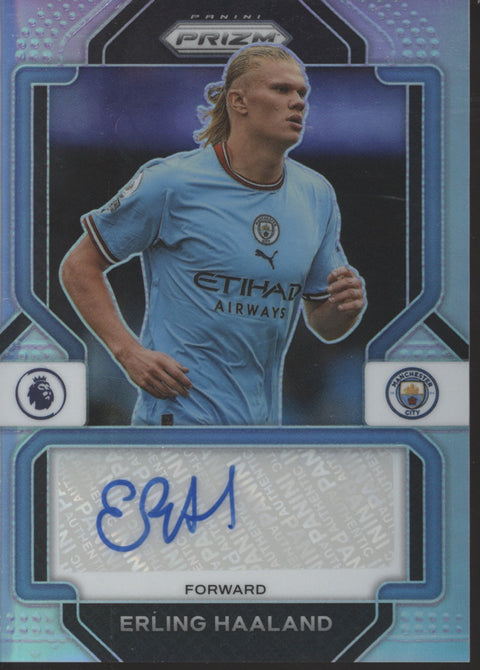 2022/23 Panini Prizm Erling Haaland Auto /99 #S-EHD