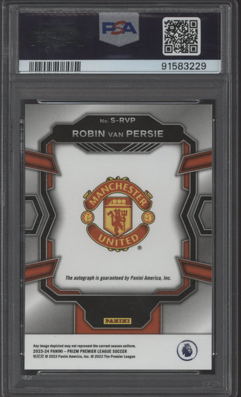 2023 Prizm Robin Van Persie Auto Card #S-RVP PSA 10