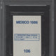 1986 Edizioni Flash Diego Maradona World Cup PSA 4