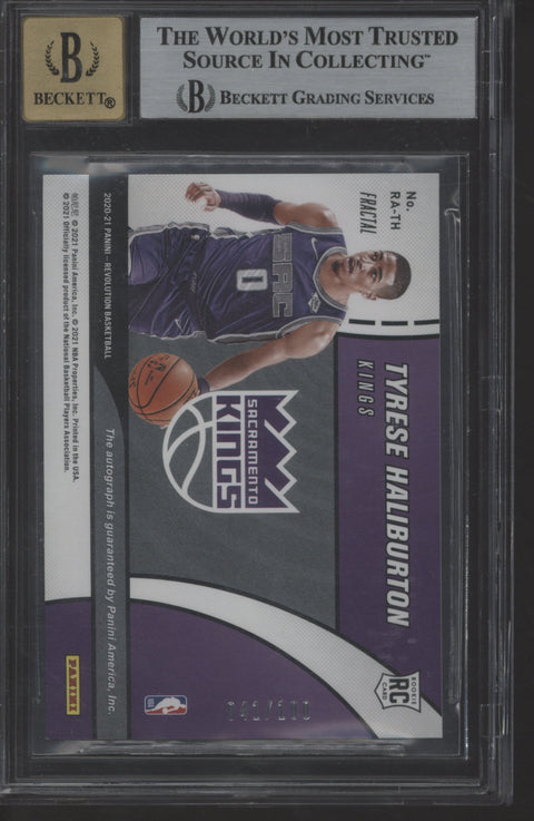 2020 Revolution Tyrese Haliburton Auto Fractal #41/100 BGS 9