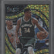 2020/21 Panini Select Giannis Antetokounmpo Gold Disco Prizm Card /10 PSA 9 #224
