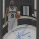 2021/22 Panini Immaculate Tony Parker Patch Auto 46/49 #PA-TYP