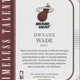 2022/23 Panini National Treasures Timeless Talents Dwyane Wade Auto Card 15/49 #TTS-DWW