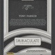 2021/22 Panini Immaculate Tony Parker Patch Auto 46/49 #PA-TYP