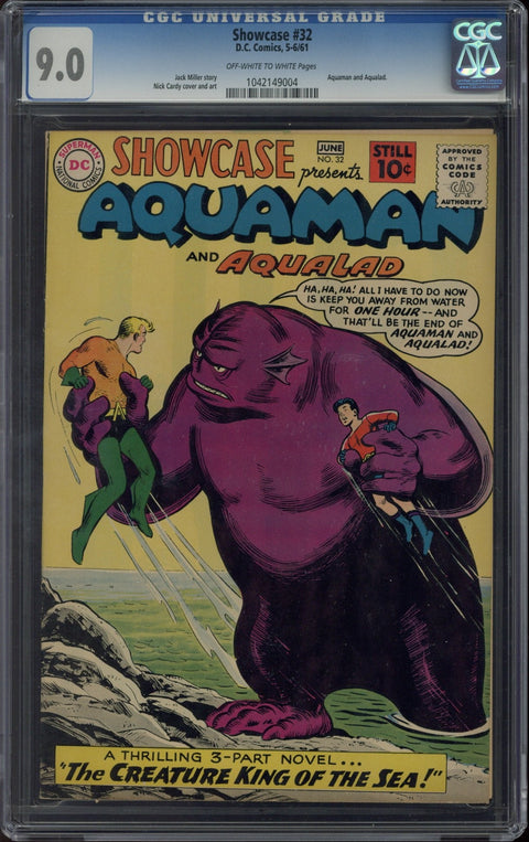 Showcase #32 CGC 9.0 (OW-W) *1042149004*