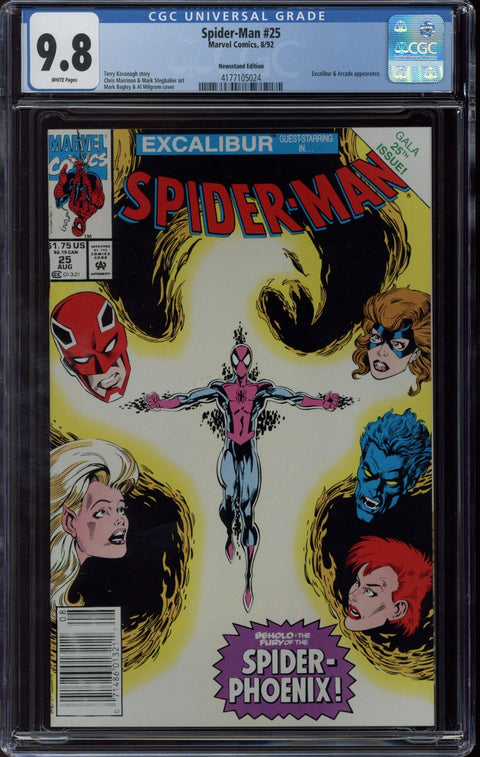 Spider-Man #25 CGC 9.8 (W) Newsstand Edition *4177105024*