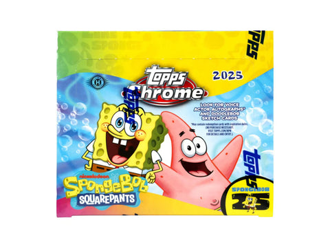 SpongeBob Chrome 25th Anniversary Hobby (Topps 2025)