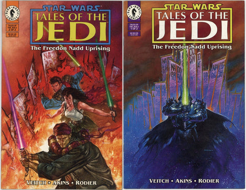 Star Wars Tales of the Jedi Freedon Nadd Uprising #1-2 VF/NM