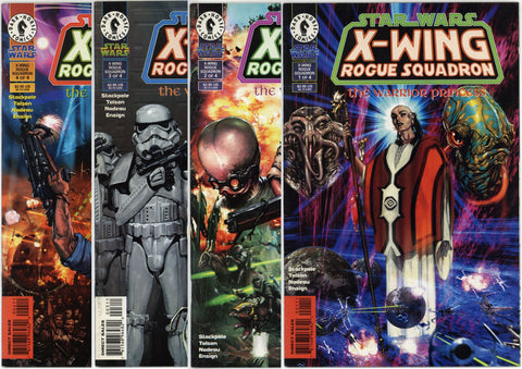 Star Wars X-Wing Rogue Squadron The Warrior Princess #1-4 NM