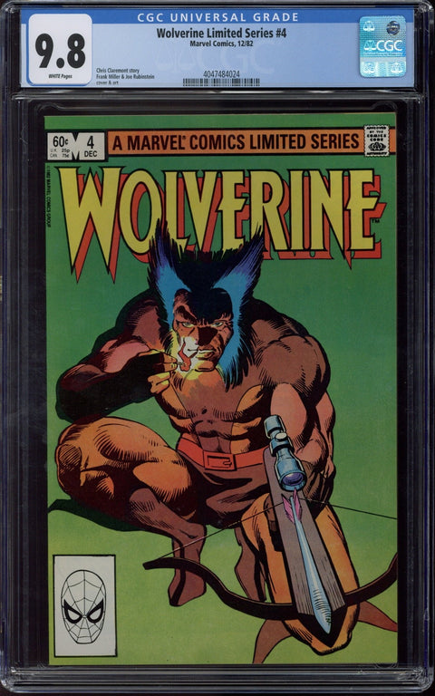 Wolverine: Limited Series #4 CGC 9.8 (W) *4047484024*