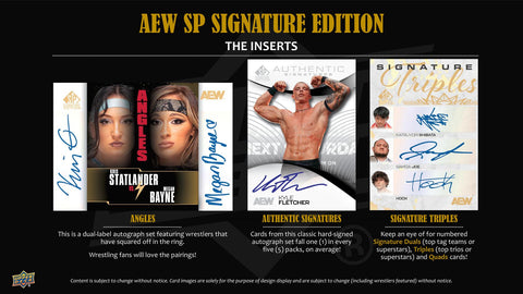 2025 Upper Deck SP Signature Edition AEW Wrestling Hobby
