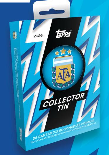 2026 Topps Argentina Soccer Collector Tin – Dave & Adam's Europe
