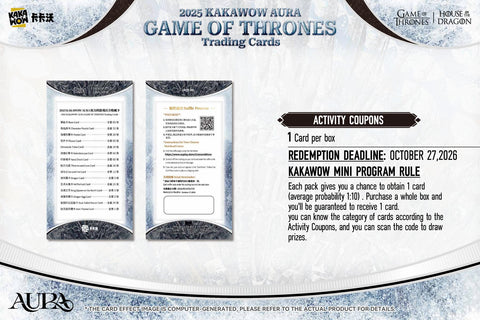 Game Of Thrones Aura Hobby (Kakawow 2025)