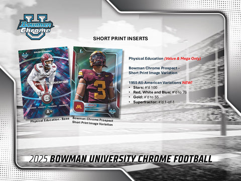 2025 Bowman University Chrome Football Blaster