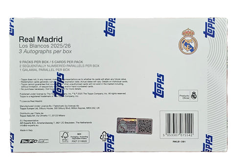 2025/26 Topps Real Madrid Los Blancos
