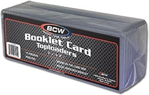 BCW Booklet Card Toploaders 10-Count Pack