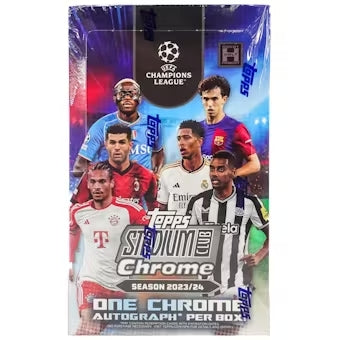 2023/24 Topps Stadium Club Chrome UEFA Club Competitions Soccer Hobby