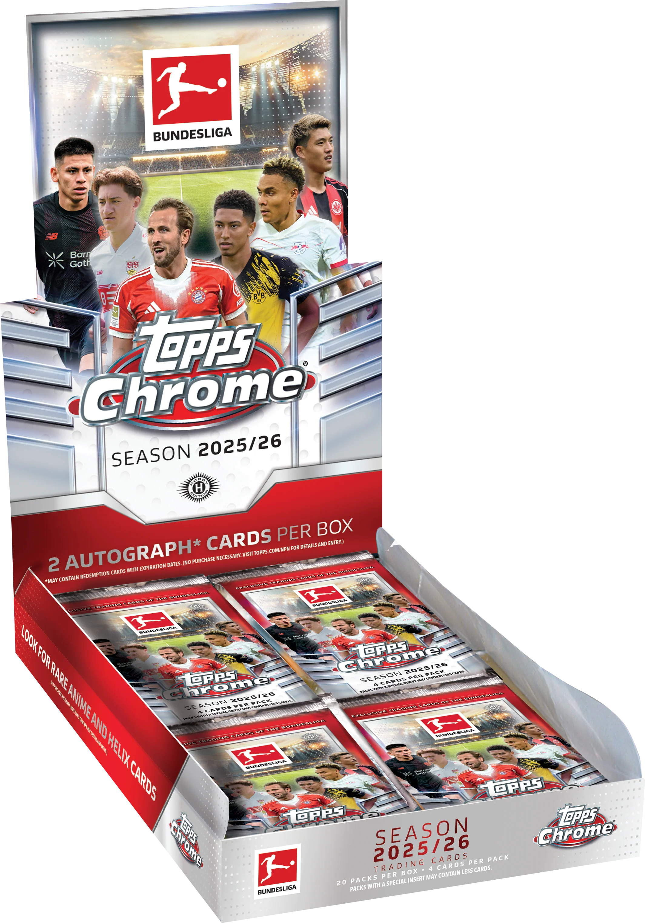 2025/26 Topps Chrome Bundesliga Soccer Hobby – Dave & Adam's Europe