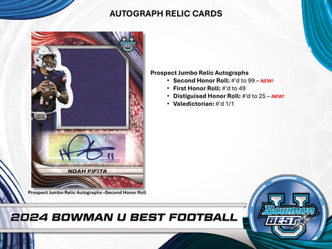 2024 Bowman University Best Football Hobby Box