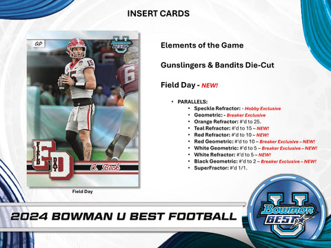 2024 Bowman University Best Football Hobby Box