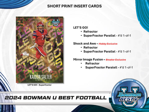 2024 Bowman University Best Football Hobby Box