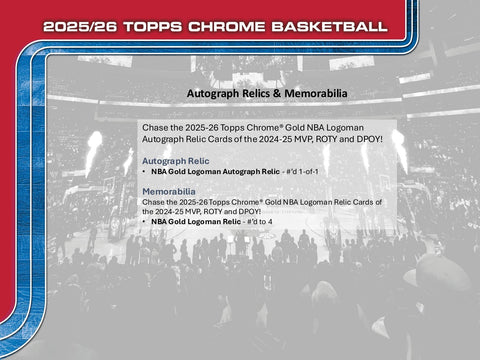 2025/26 Topps Chrome Basketball Breaker Delight