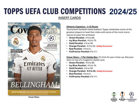 2024/25 Topps UEFA Club Competitions Soccer Hobby