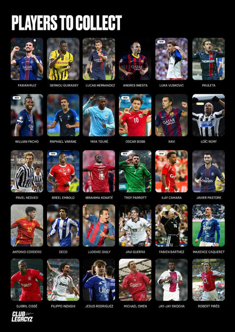 2026 Club Legacyz Icons Soccer Third Edition Hobby