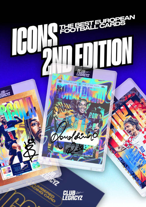 2025 Club Legacyz Icons Soccer Second Edition Hobby