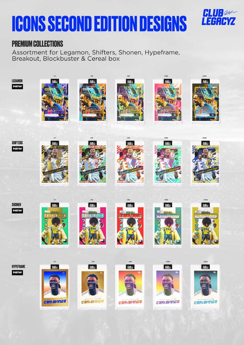2025 Club Legacyz Icons Soccer Second Edition Hobby