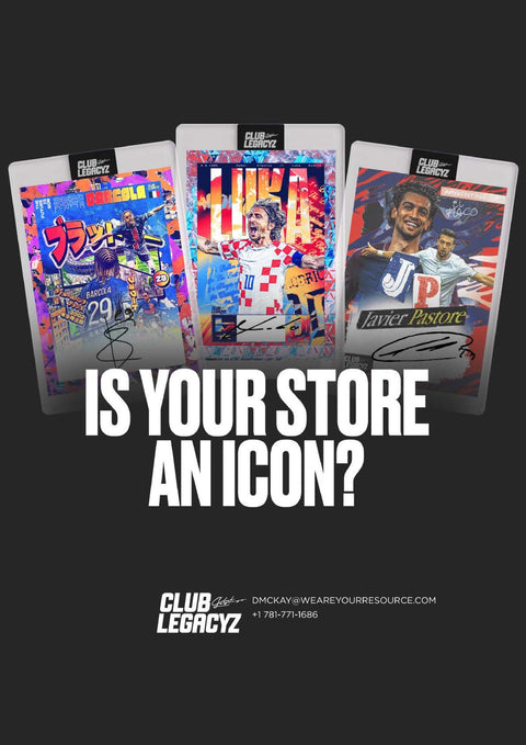 2025 Club Legacyz Icons Soccer Second Edition Hobby