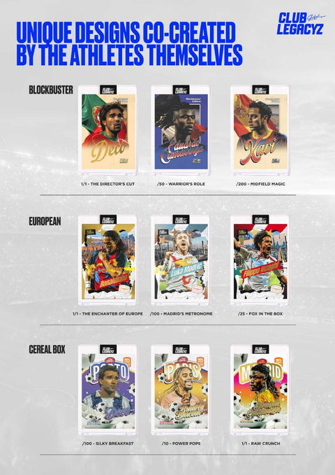 2025 Club Legacyz Icons Soccer Second Edition Hobby