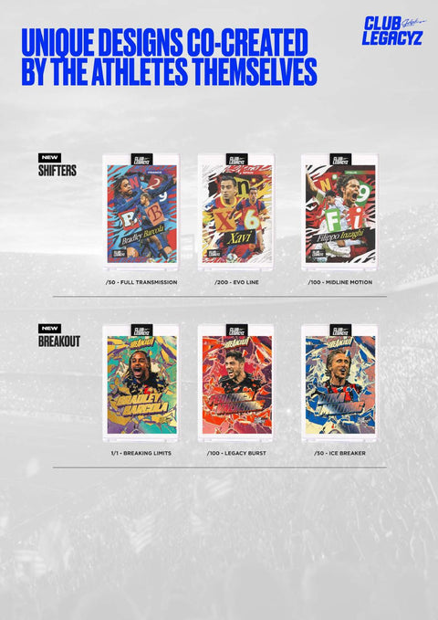 2025 Club Legacyz Icons Soccer Second Edition Hobby