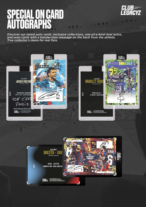 2025 Club Legacyz Icons Soccer Second Edition Hobby