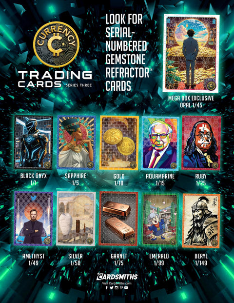 Currency Trading Cards Series 3 Mega (Cardsmiths 2024)