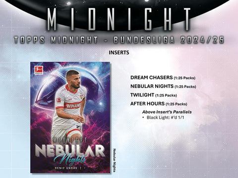 2024/25 Topps Midnight Bundesliga Soccer Hobby Box