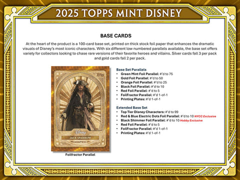 Disney Mint Hobby (Topps 2025)