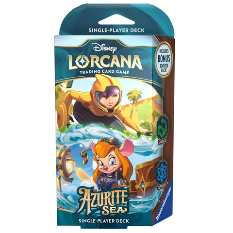 Disney Lorcana: Azurite Sea Starter Deck Box