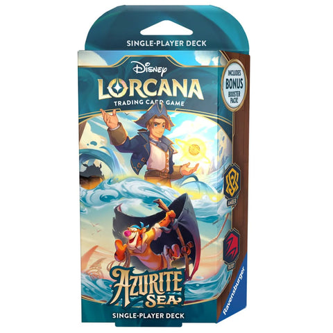 Disney Lorcana: Azurite Sea Starter Deck Box