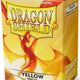 Dragon Shield Card Sleeves - Matte Yellow (100)