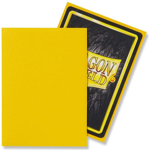 Dragon Shield Card Sleeves - Matte Yellow (100)