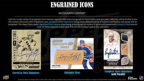 2024/25 Upper Deck Engrained Icons Hockey Hobby