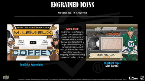 2024/25 Upper Deck Engrained Icons Hockey Hobby